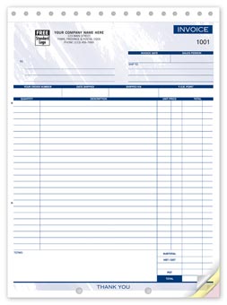 Large Lined Invoices | DFS