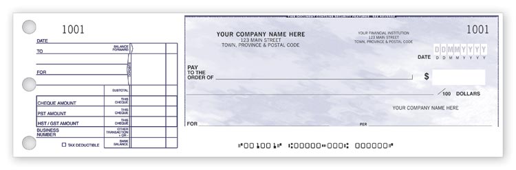 One-to-a-page Cheques | DFS