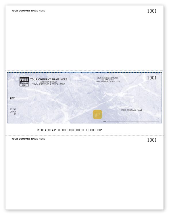 Security Laser Middle Cheque | DFS